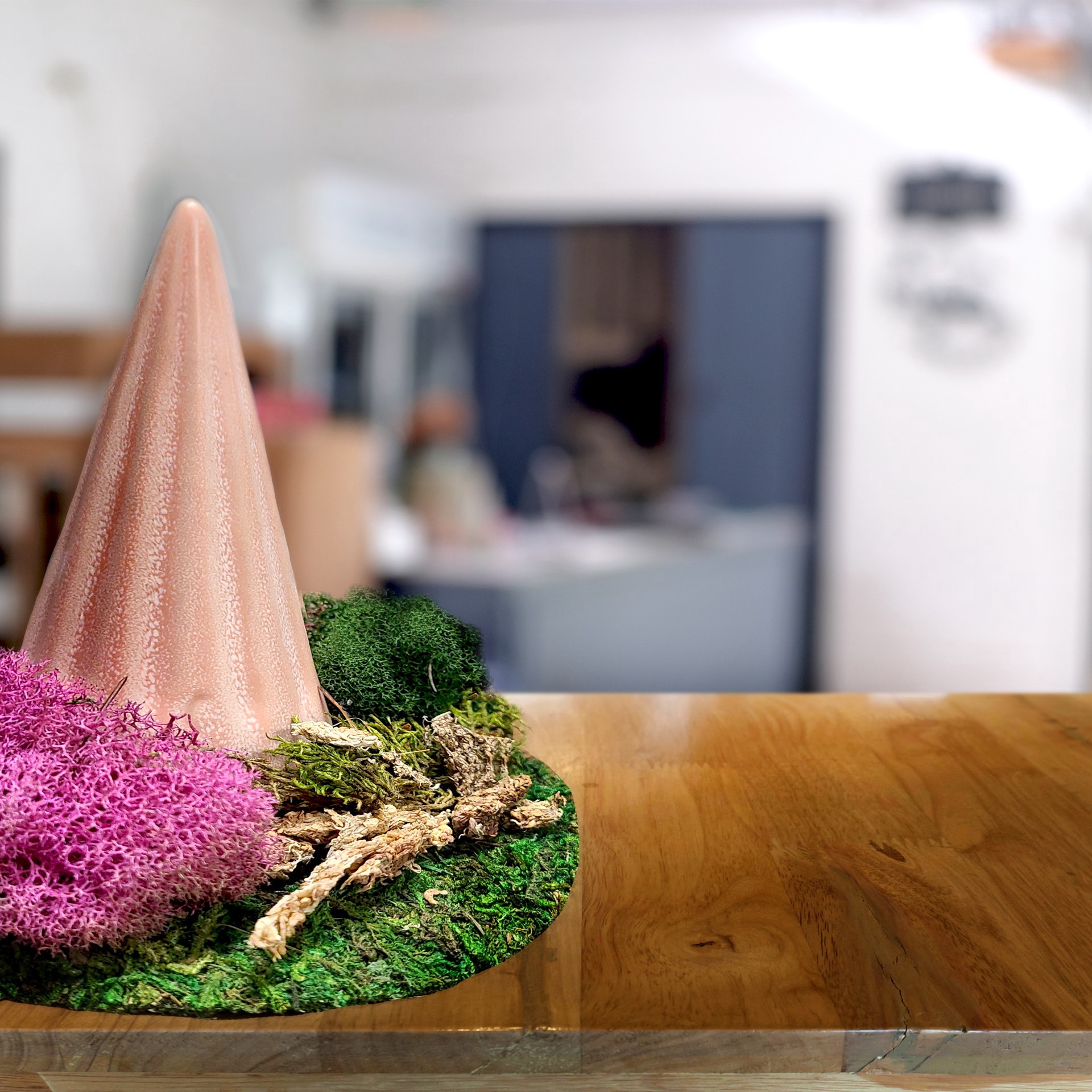 slide 3 of 6, Supermoss Purple & Green Preserved Mixed Moss, 2 oz