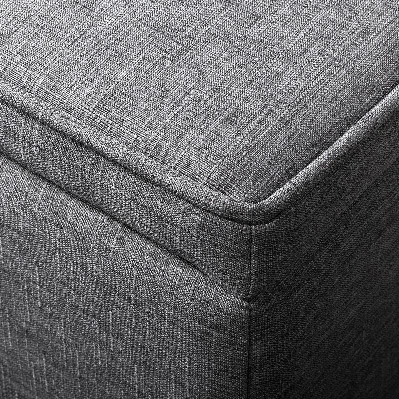 slide 4 of 5, Double Storage Ottoman Dark Gray - Room Essentials™, 1 ct