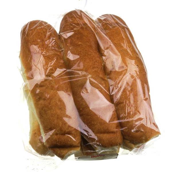slide 1 of 1, Hy-Vee Hoagie Buns 6 Count, 6 ct; 2.33 oz