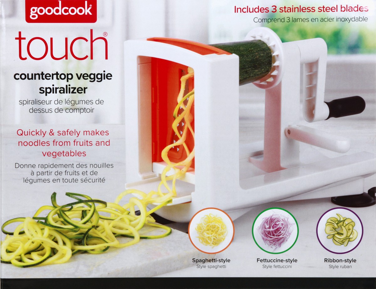 slide 3 of 11, Good Cook Touch Spiralizer Countertop, 1 ct