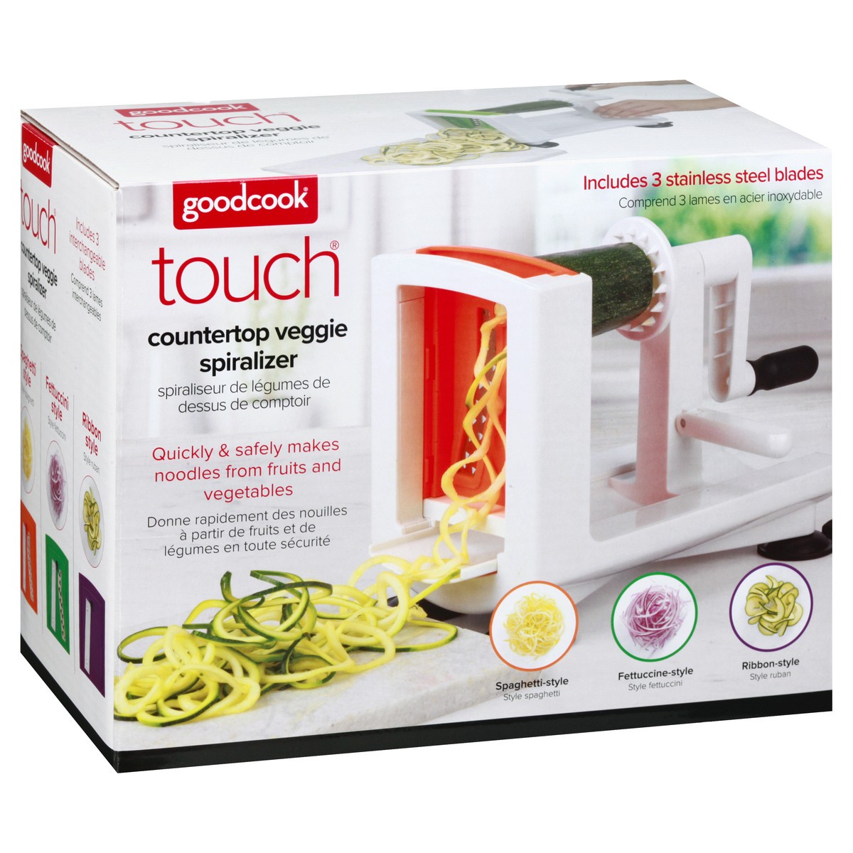 slide 8 of 11, Good Cook Touch Spiralizer Countertop, 1 ct