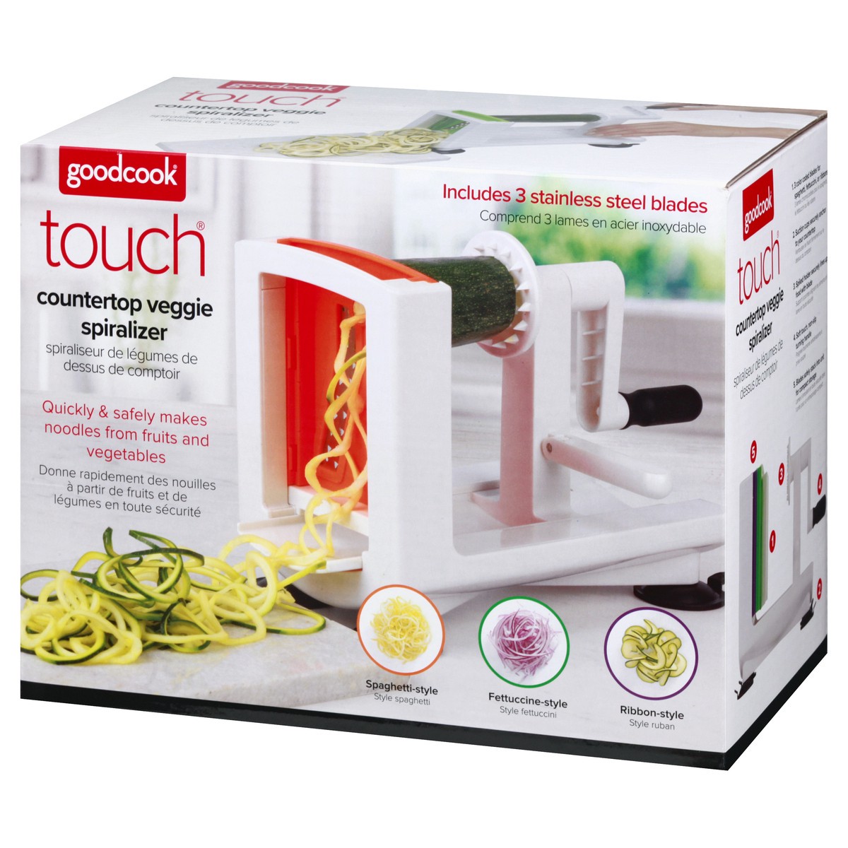 slide 11 of 11, Good Cook Touch Spiralizer Countertop, 1 ct