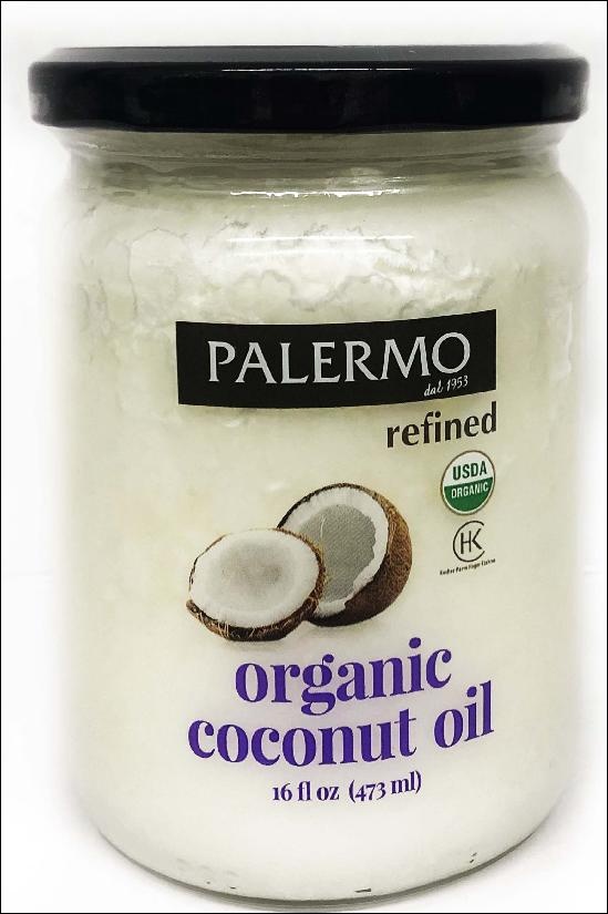 slide 1 of 1, Palermo Organic Refined Coco Oil, 16 oz