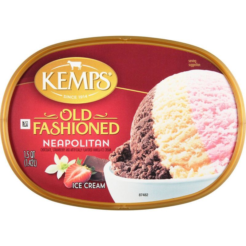 slide 5 of 5, Kemps Neapolitan Ice Cream - 48 fl oz, 48 fl oz