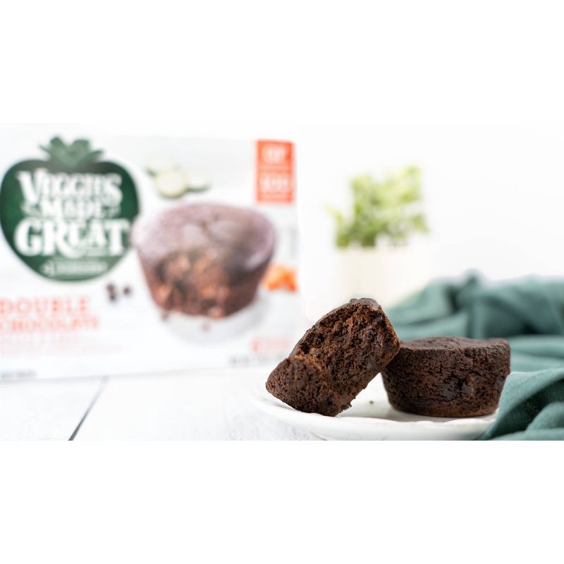 slide 3 of 7, Veggies Made Great Gluten Free Frozen Double Chocolate Muffins - 12oz/6ct, 6 ct; 12 oz