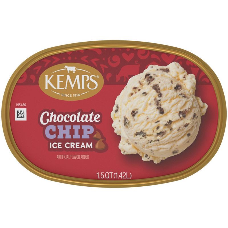 slide 7 of 8, Kemps Chocolate Chip Ice Cream - 48 fl oz, 48 fl oz