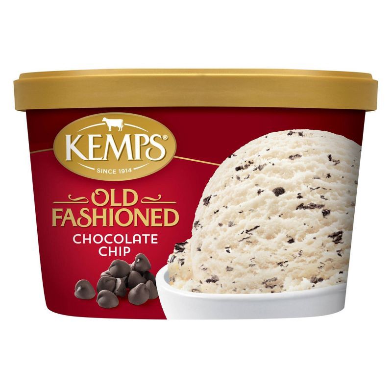 slide 1 of 5, Kemps Chocolate Chip Ice Cream - 48 fl oz, 48 fl oz