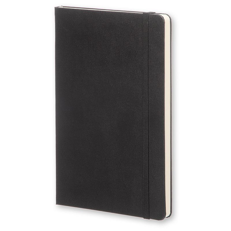 slide 2 of 3, Moleskine Dotted Notebook - Black Hardcover: Bullet Journal, 5x8.25", 240 Pages, Acid-Free, Elastic Closure, FSC Certified, 1 ct