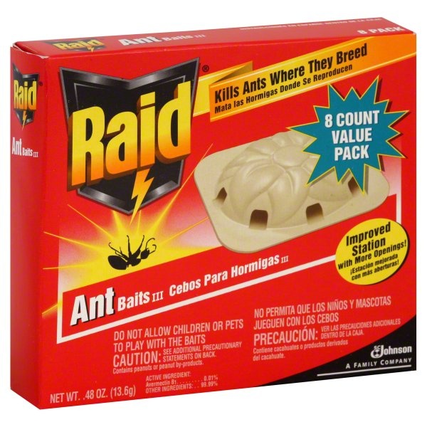 slide 1 of 1, Raid Ant Baits Iii Value Pack, 8 ct
