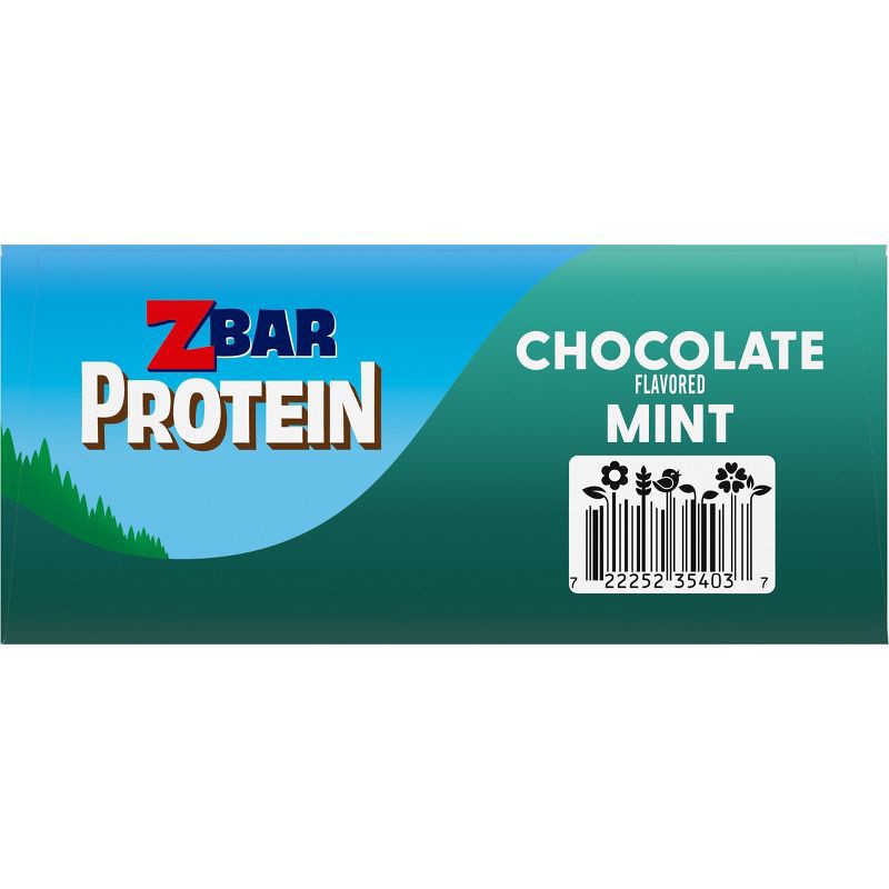 slide 13 of 14, Zbar Protein Chocolate Mint Granola Bars - 5g Protein - 12.7oz/10pk, 5 gram, 12.7 oz, 10 ct