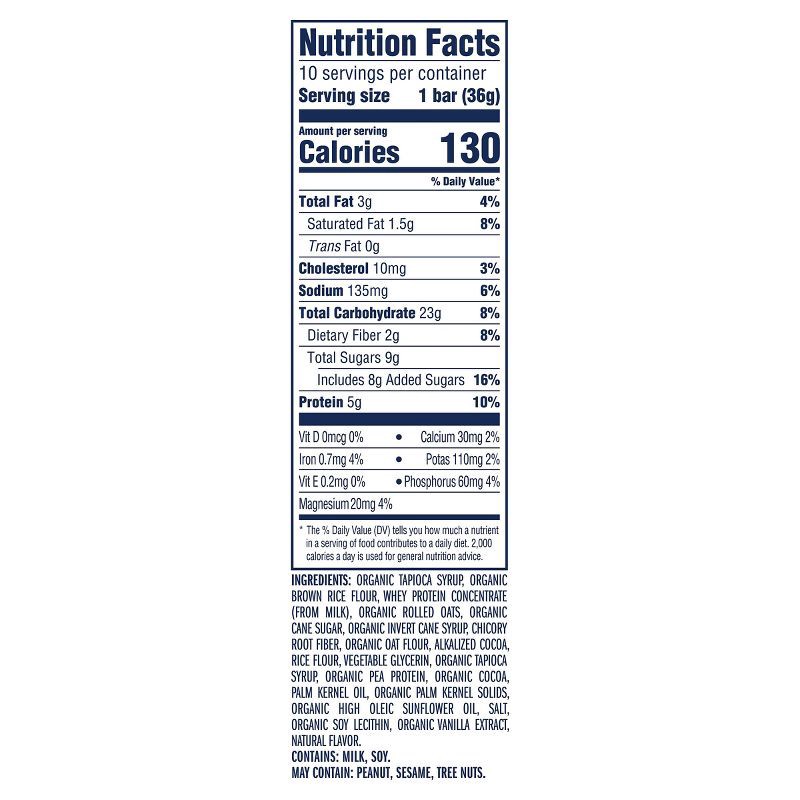 slide 4 of 14, Zbar Protein Chocolate Mint Granola Bars - 5g Protein - 12.7oz/10pk, 5 gram, 12.7 oz, 10 ct