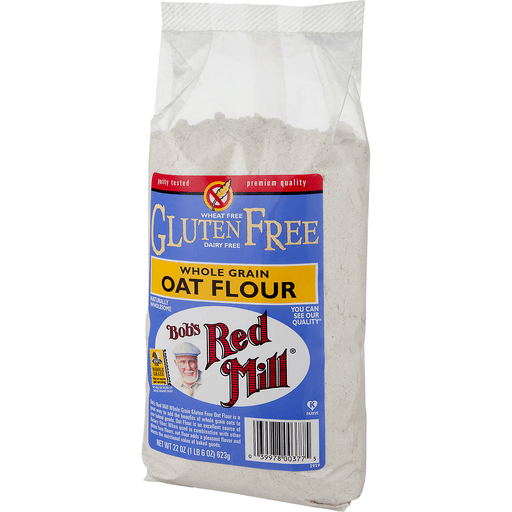 slide 3 of 9, Bob's Red Mill Gluten Free Whole Grain Oat Flour, 22 oz
