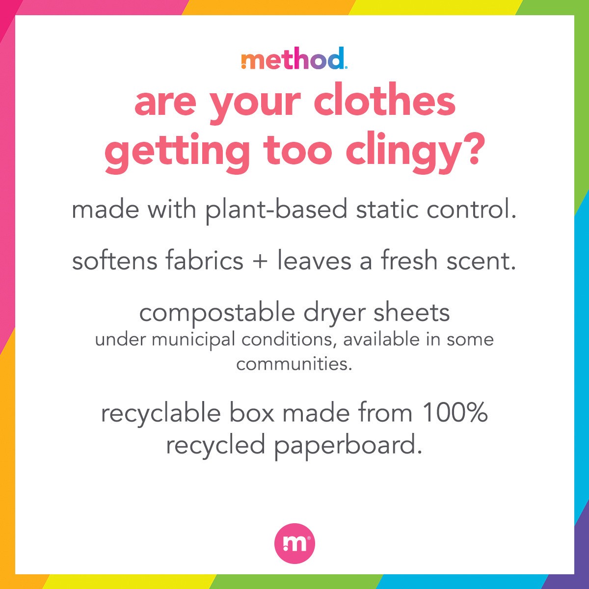 slide 5 of 9, method Dryer Sheets, Beach Sage, 80 Sheets, 80 ct