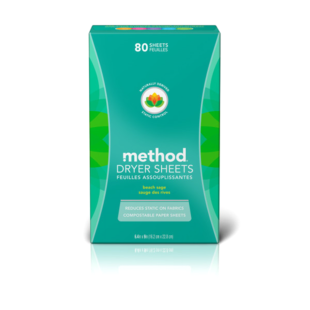 slide 1 of 1, Method Beach Sage Dryer Sheets - 80ct, 80 ct