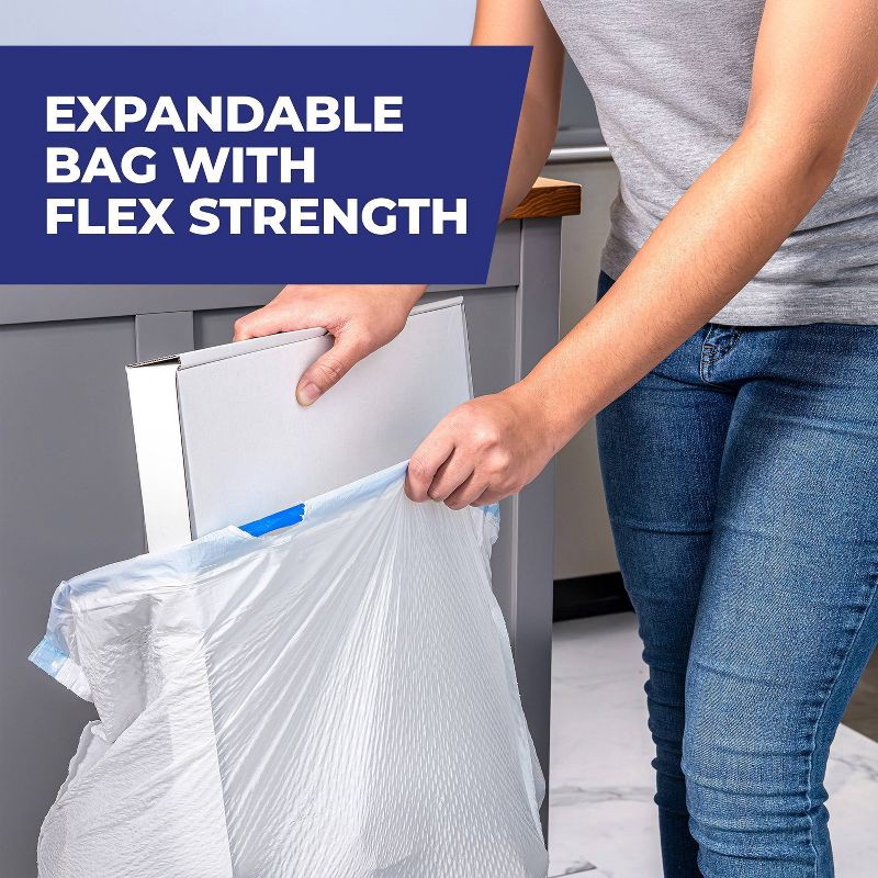 slide 6 of 9, Hefty Ultra Strong Lavender & Sweet Vanilla Tall Kitchen Drawstring Trash Bags - 13gal/50ct, 13 gal, 50 ct