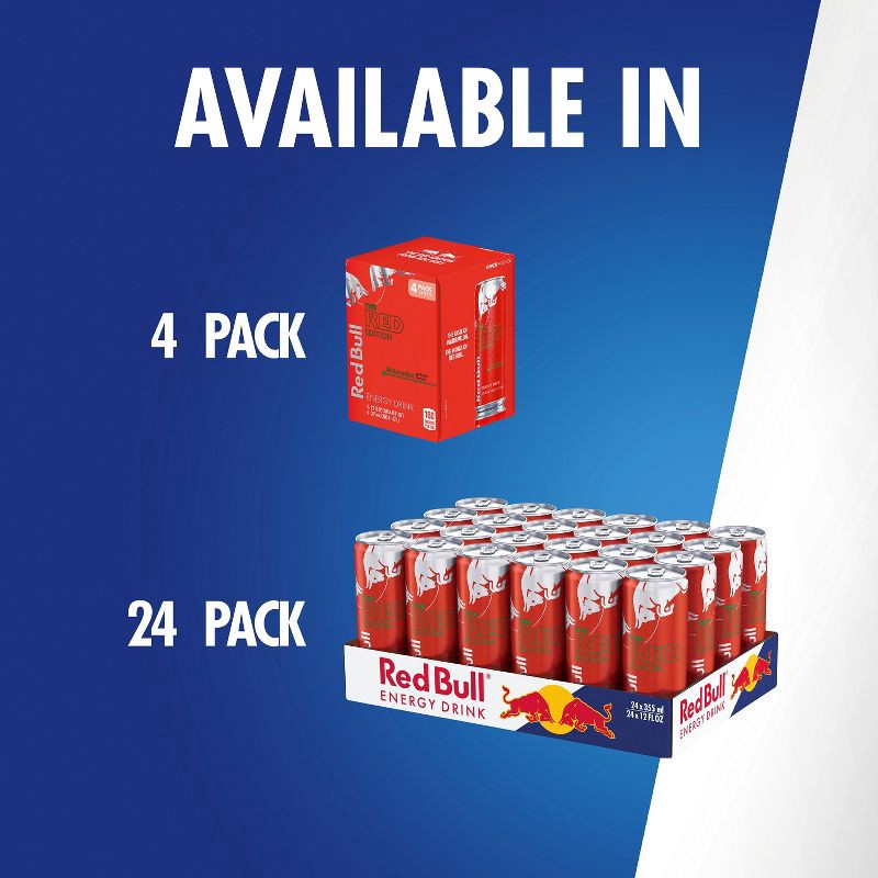 slide 8 of 11, Red Bull Red Edition Energy Drink - 12 fl oz Can, 12 fl oz