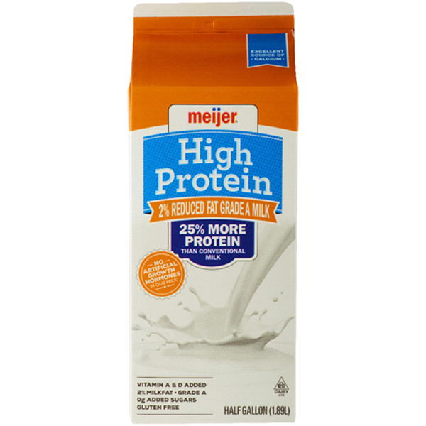 Meijer High Protein, 2% Milk 64 oz | Shipt