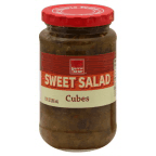 slide 1 of 1, Harris Teeter Pickles - Sweet Salad Cubes, 12 oz