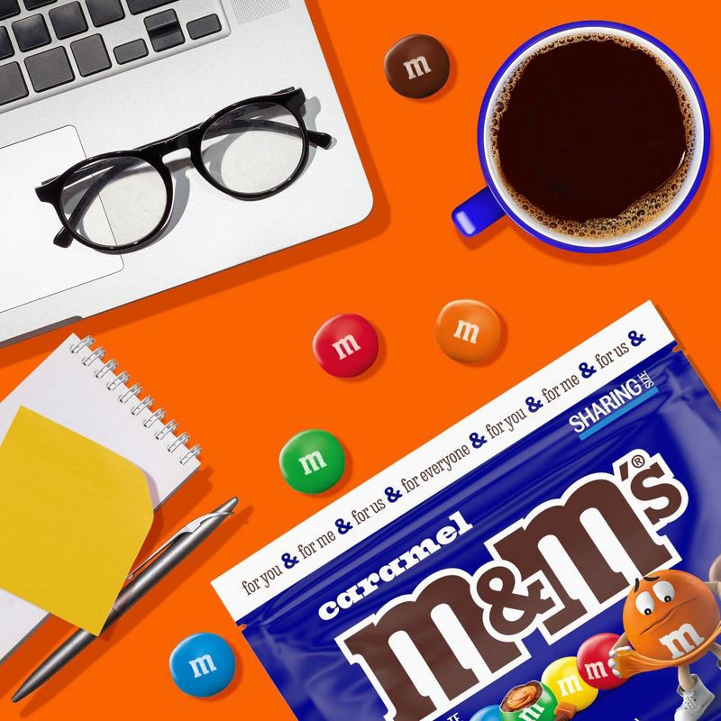slide 6 of 9, M&M's Sharing Size Caramel Chocolate Candy - Sharing Size - 9.05oz, 9.05 oz