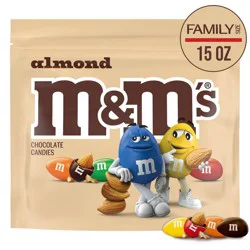 M&M's Almond Family Size Chocolate Candy - 15oz