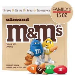 M&M's Almond Family Size Chocolate Candy - 15oz