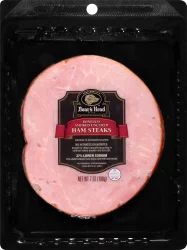 Boar's Head Ham Steaks, Smoked Uncured, Boneless