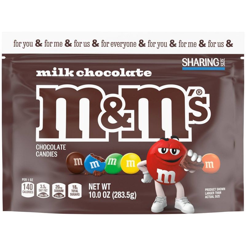 slide 2 of 9, M&M's Milk Chocolate Candy - Sharing Size - 10oz, 10 oz
