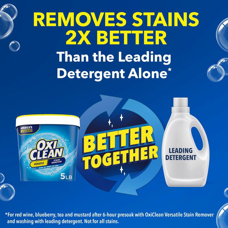 slide 4 of 11, OxiClean Versatile Stain Remover Powder - 3.5lbs, 3.5 lb