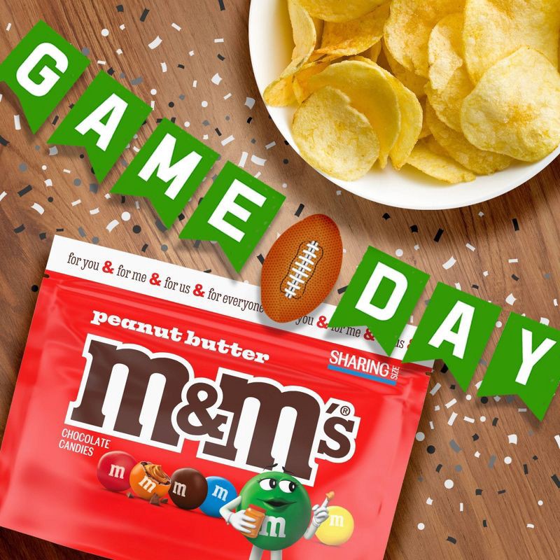 slide 5 of 12, M&M's Peanut Butter Chocolate Candy - Sharing Size - 9oz, 9 oz