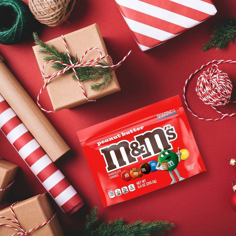 slide 6 of 12, M&M's Peanut Butter Chocolate Candy - Sharing Size - 9oz, 9 oz