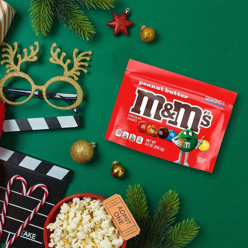 slide 7 of 12, M&M's Peanut Butter Chocolate Candy - Sharing Size - 9oz, 9 oz