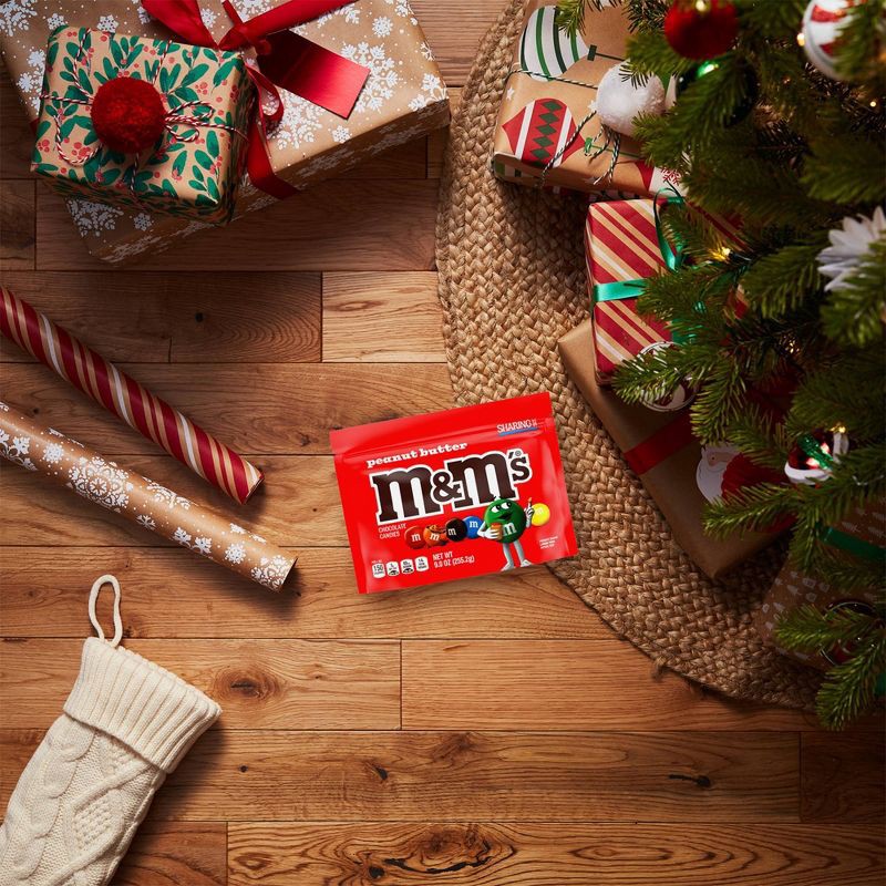 slide 8 of 12, M&M's Peanut Butter Chocolate Candy - Sharing Size - 9oz, 9 oz