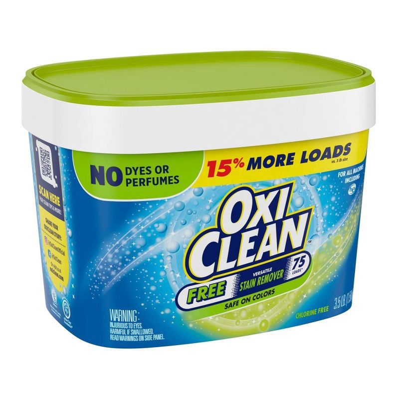 slide 7 of 7, OxiClean Powder Versatile Stain Remover Free - 3.5lbs, 3.5 lb