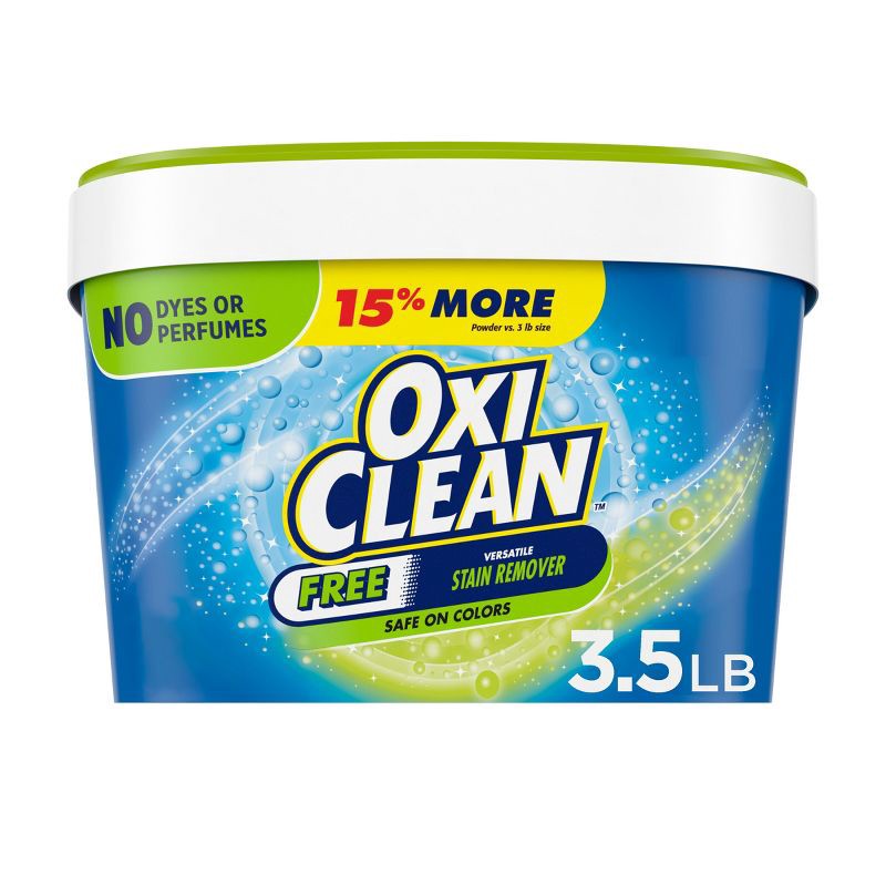 slide 1 of 1, OxiClean Powder Versatile Stain Remover Free - 3.5lbs, 3.5 lb