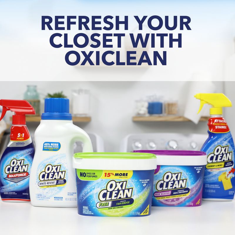 slide 11 of 11, OxiClean Powder Versatile Stain Remover Free - 3.5lbs, 3.5 lb