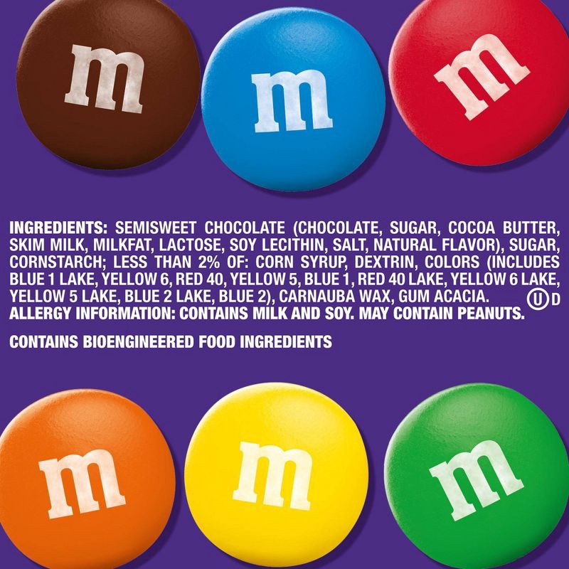 slide 8 of 12, M&M's Dark Chocolate Sharing Size Chocolate Candies Pouch - 9.4oz, 9.4 oz