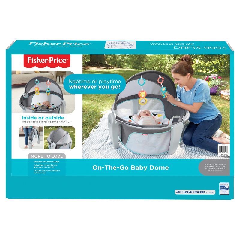 slide 7 of 13, Fisher-Price On-the-Go Baby Dome - Windmill, 1 ct