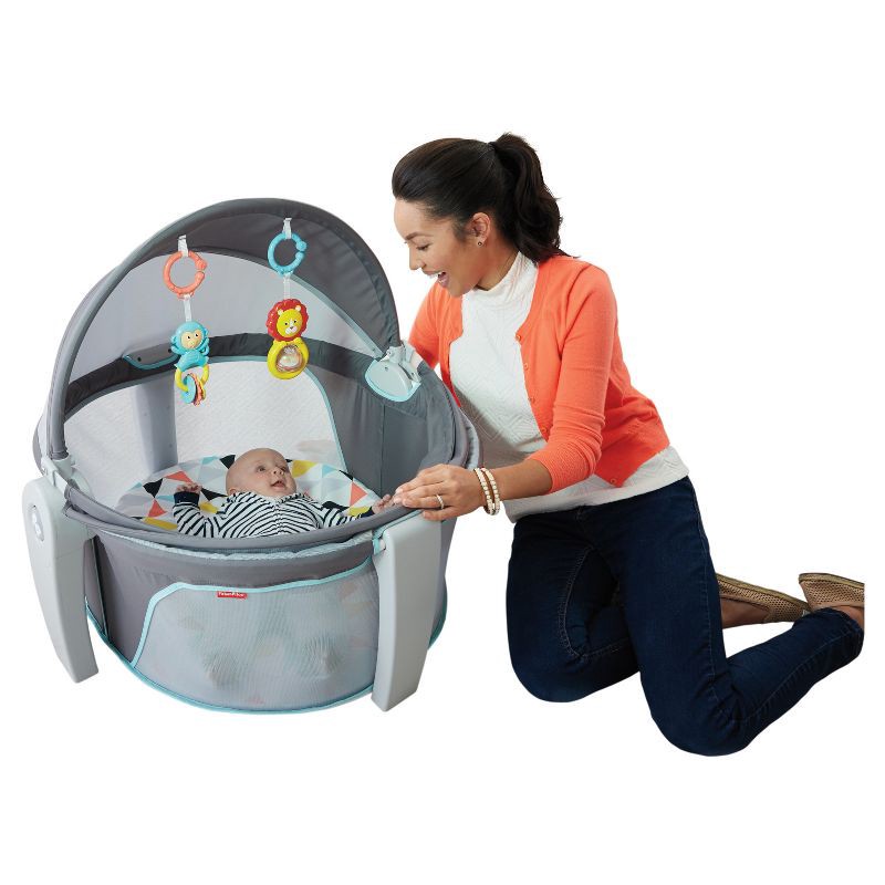 slide 6 of 13, Fisher-Price On-the-Go Baby Dome - Windmill, 1 ct