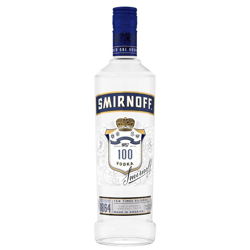 slide 1 of 10, Smirnoff 100 Proof Vodka - 750ml Bottle, 750 ml