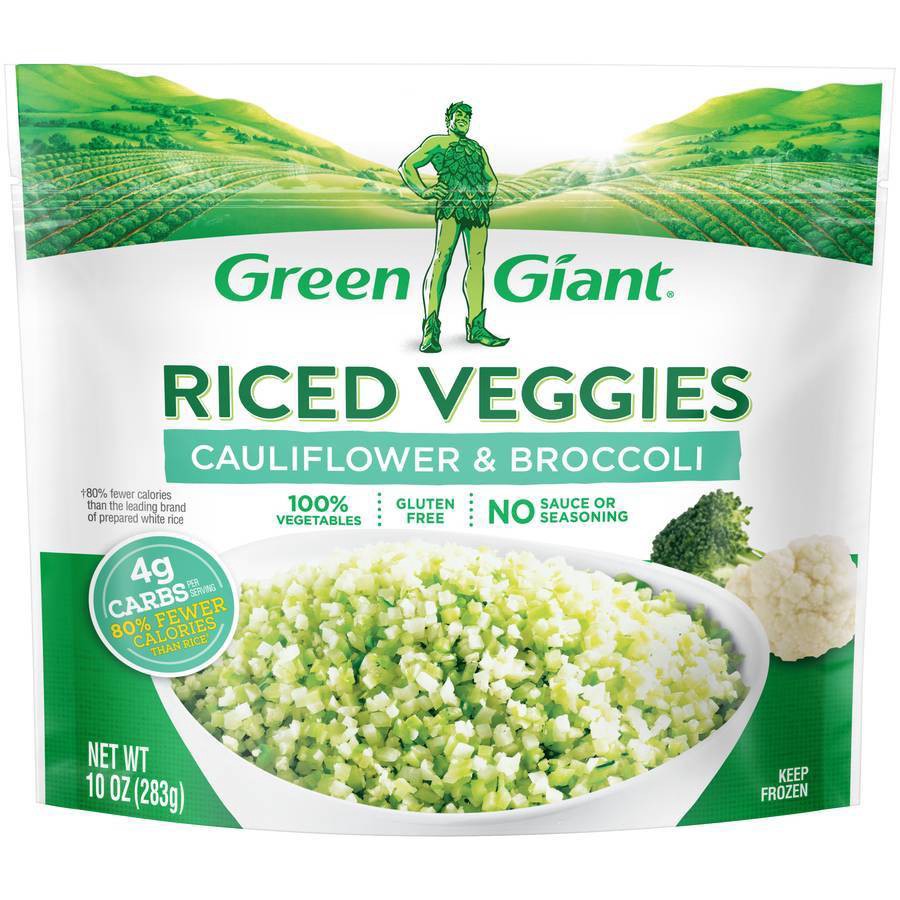 slide 1 of 3, Green Giant Riced Frozen Veggies Cauliflower & Broccoli - 10oz, 10 oz