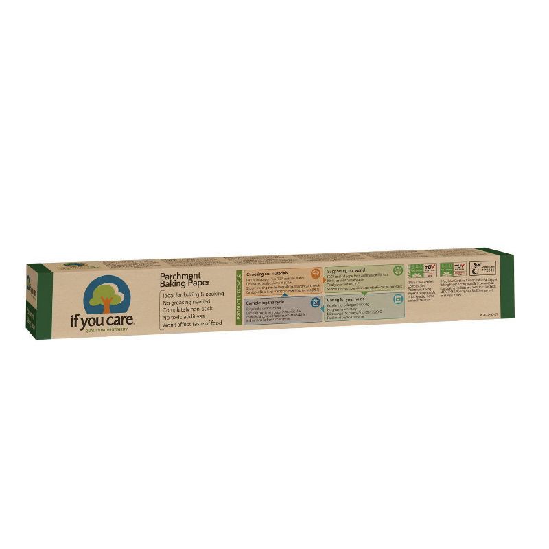 slide 3 of 5, If You Care Unbleached Chlorine Free Parchment Baking Paper - 70 sq ft, 70 sq ft
