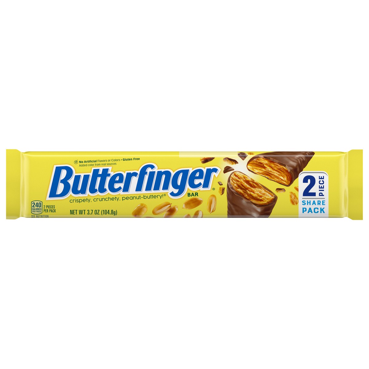 slide 1 of 9, Butterfinger Bar Share Pack 2 ea, 2 ct