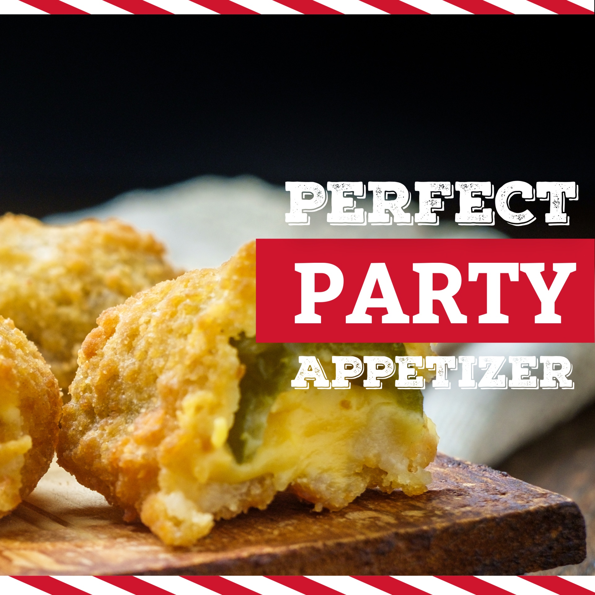 TGI Fridays Frozen Appetizers Cheddar Cheese Stuffed Jalapeno Poppers 8