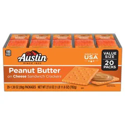 Austin Peanut Butter on Cheese Sandwich Crackers