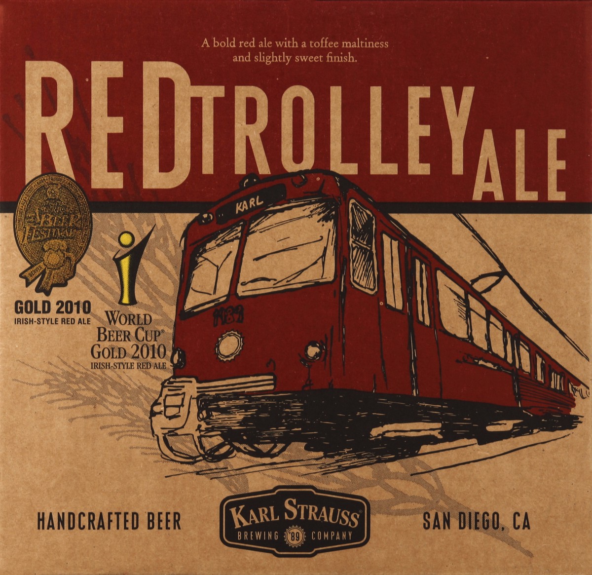 slide 5 of 6, Karl Strauss Brewing Company Karl Strauss Red Trolley Ale, 12 ct; 12 oz