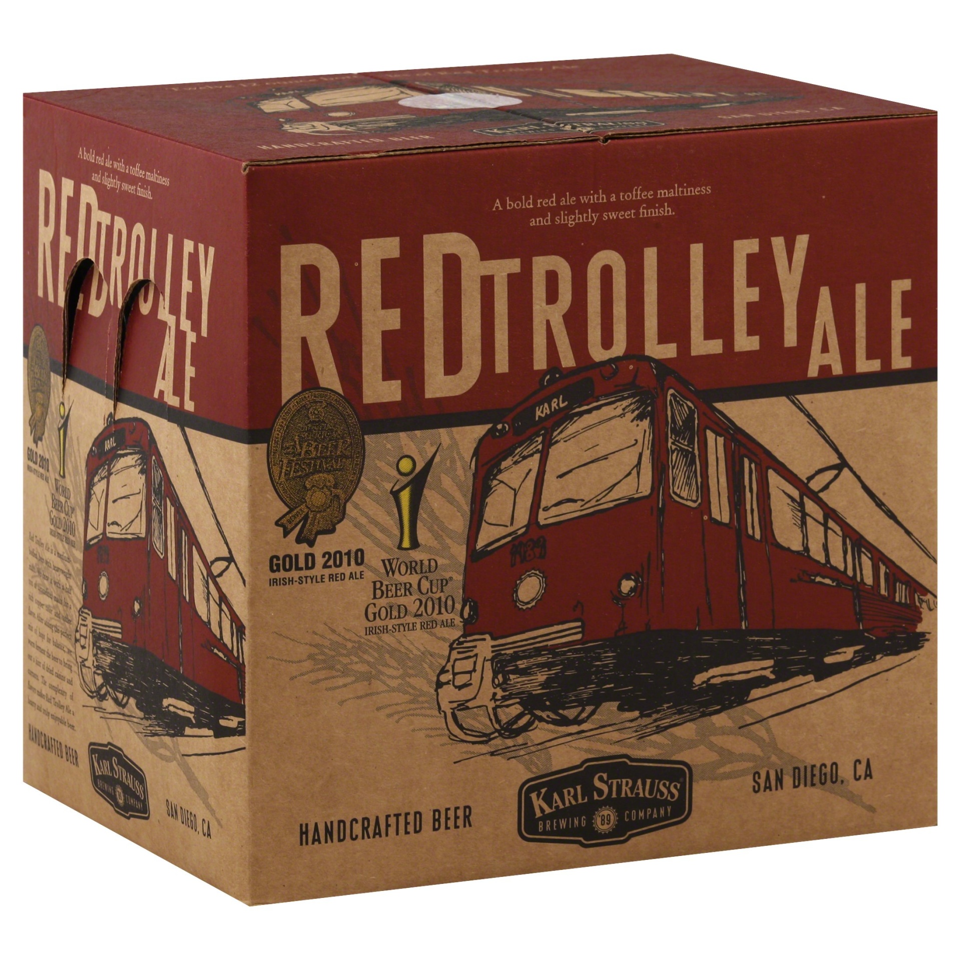 slide 1 of 6, Karl Strauss Brewing Company Karl Strauss Red Trolley Ale, 12 ct; 12 oz