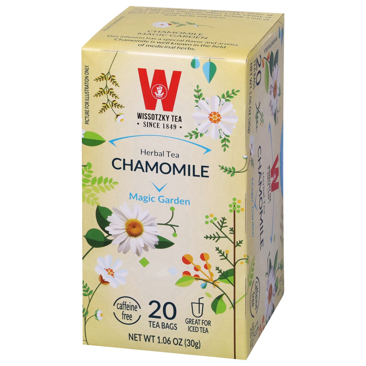 slide 3 of 9, Wissotzky Tea Magic Garden Tea Bags Chamomile Herbal Tea - 20 ct, 20 ct