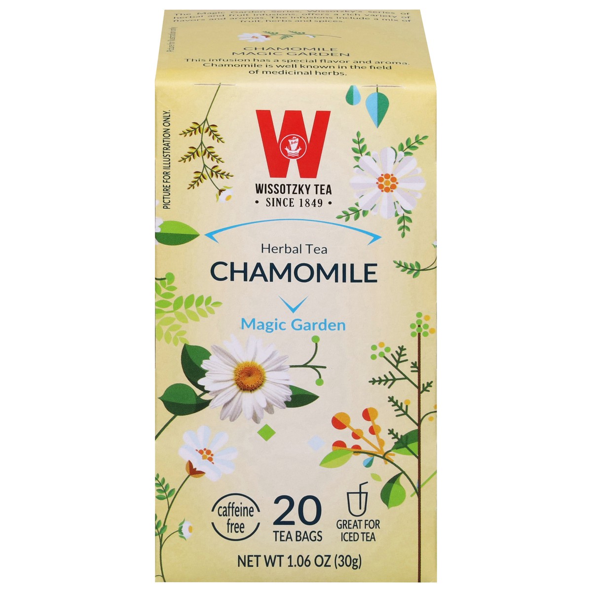 slide 1 of 9, Wissotzky Tea Magic Garden Tea Bags Chamomile Herbal Tea - 20 ct, 20 ct