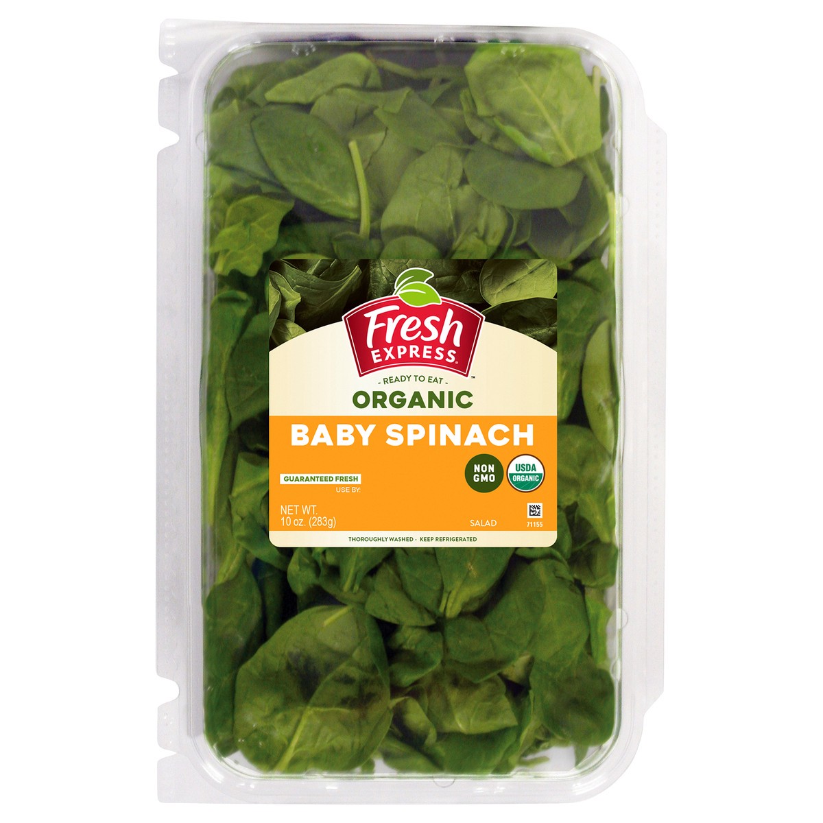 slide 2 of 9, Fresh Express Organic Baby Spinach, 10oz, 10 oz