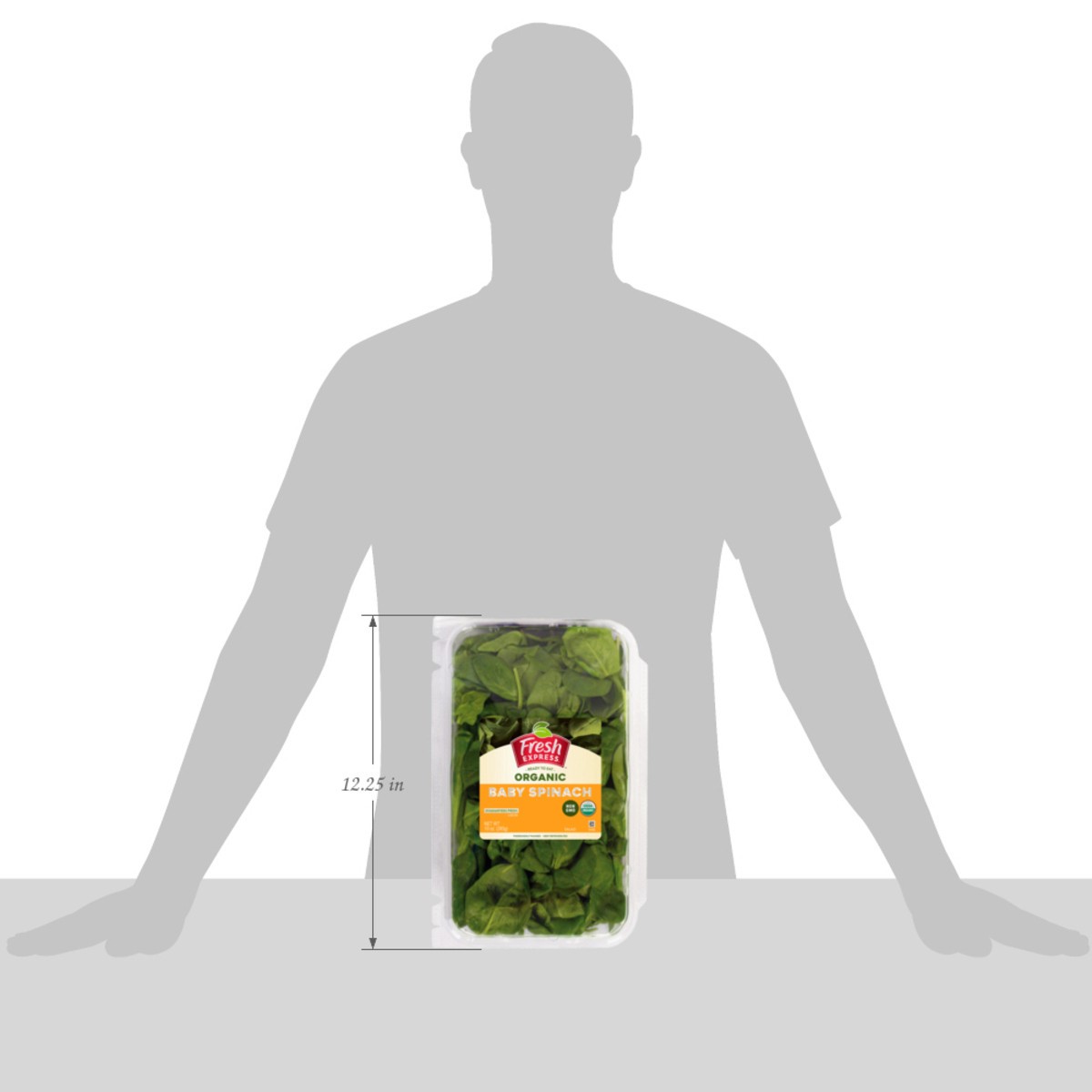 slide 7 of 9, Fresh Express Organic Baby Spinach, 10oz, 10 oz